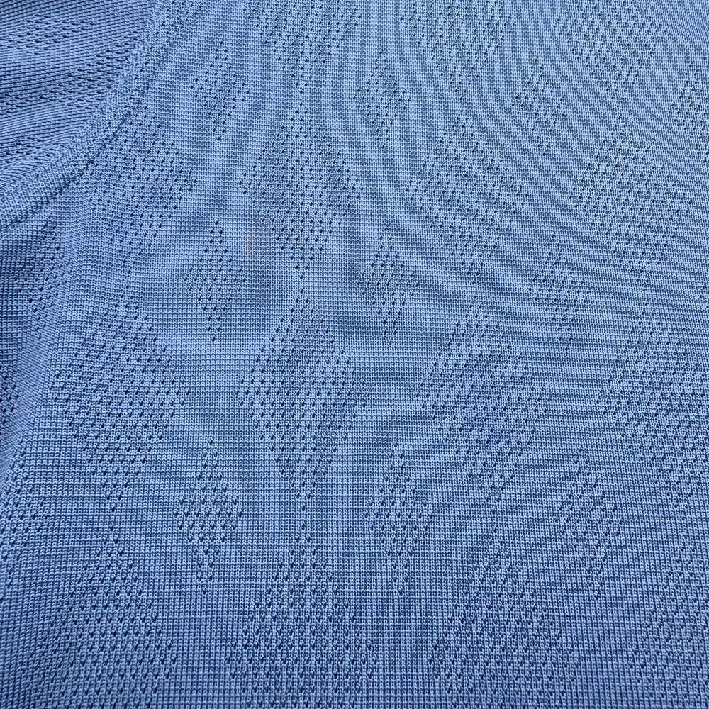 Adidas Polo Shirt Mens XL Blue PGA Golf Club‎ Argyle Moisture Wicking Golf